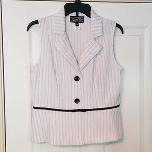 Pin-Stripe Vest